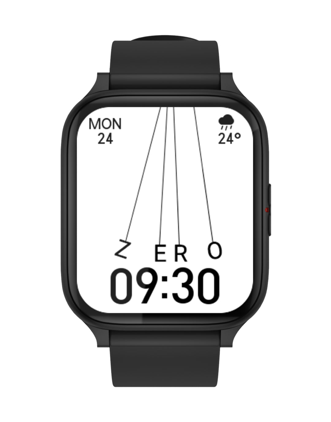smartwatch dial van voorkant