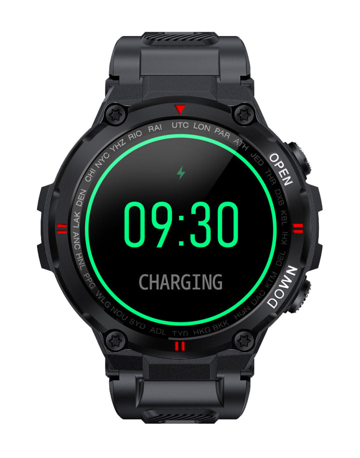 outdoor smartwatch met laaddial